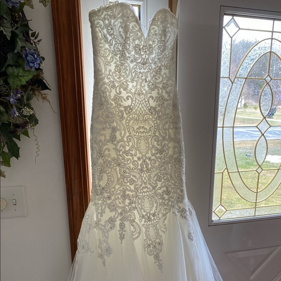Morilee Strapless Wedding Dress - Picture 1 of 12